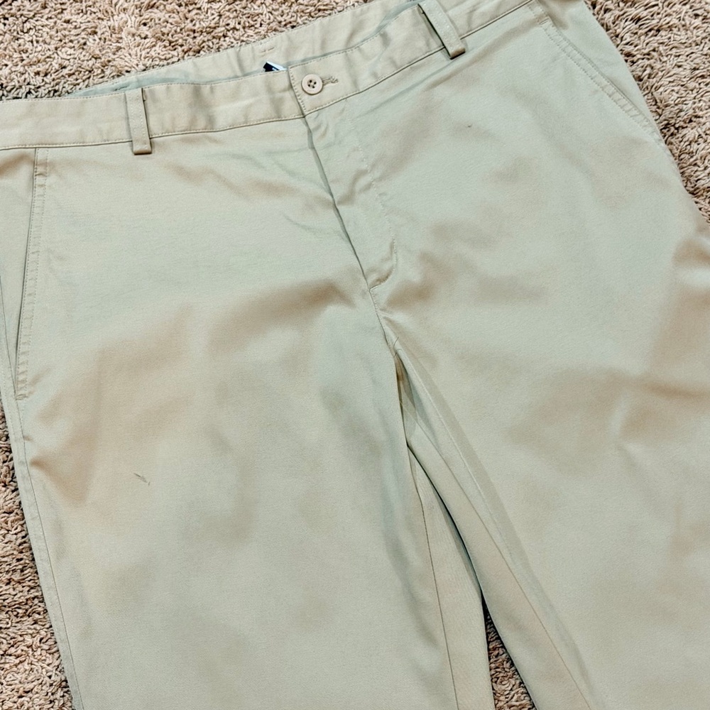 Nike Golf Fit Dry Pants Mens 34x34 Lightweight Polyester Beige